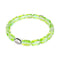 Grüner Mond | 925 Sterling Silber | Galaxie Glaskiesel-Armband